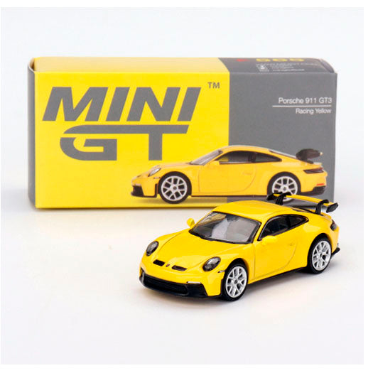 Mini GT Porsche 911 (992) GT3 Racing Yellow (565) (1:64)