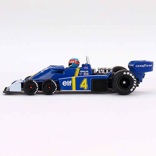 Mini GT Tyrrell P34 #4 Patrick Depailler 1976 Swedish GP (1:64) (584)