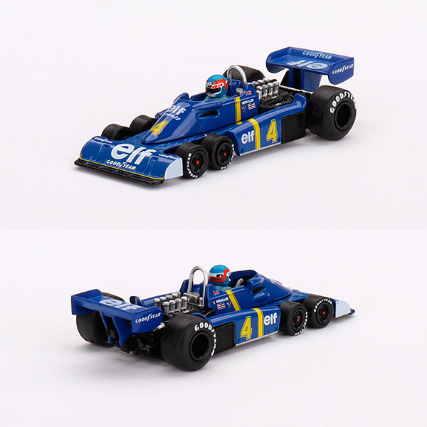 Mini GT Tyrrell P34 #4 Patrick Depailler 1976 Swedish GP (1:64) (584)