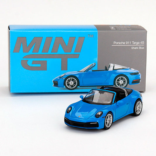 Mini GT Porsche 911 Targa 4S Shark Blue (610) (1:64)