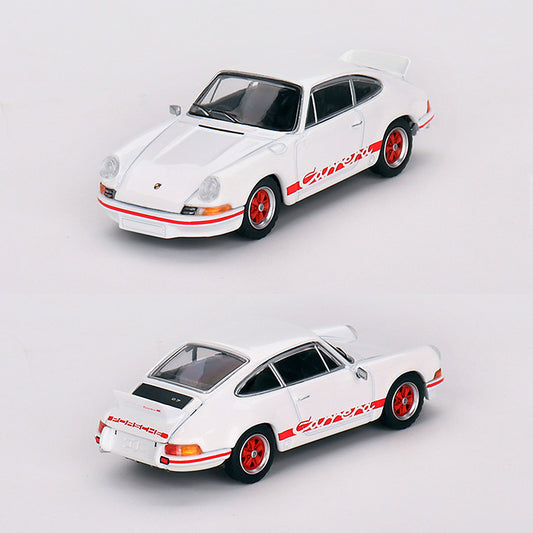 Mini GT Porsche 911 Carrera RS 2.7 Grand Prix White (612) (1:64)