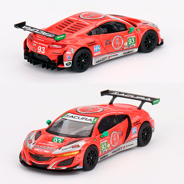 Mini GT Acura NSX GT3 EVO22 #93 IMSA 24 Hrs Daytona 2023 (1:64) (617)