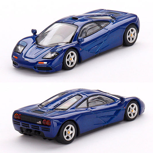 Mini GT McLaren F1 Cobalt Blue LHD (629) (1:64)