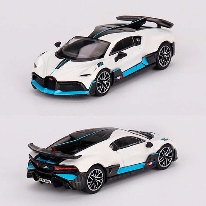 Mini GT Bugatti Divo White (661) (1:64)