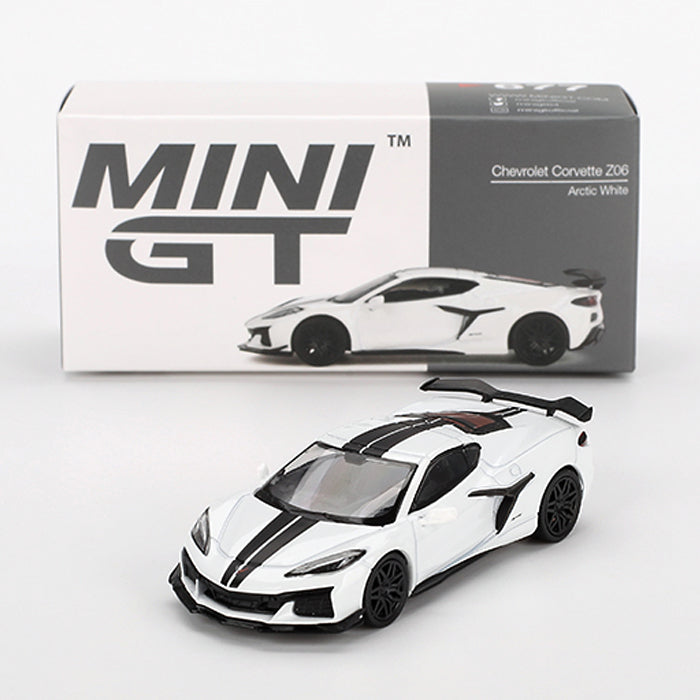 Mini GT Chevrolet Corvette Z06 2023 Arctic White (677) (1:64)