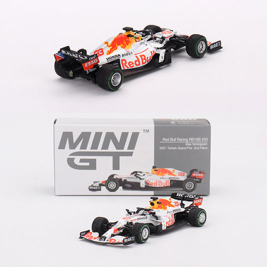 Mini GT Red Bull Racing RB16B #33 Max Verstappen 2021 Turkish GP (680)