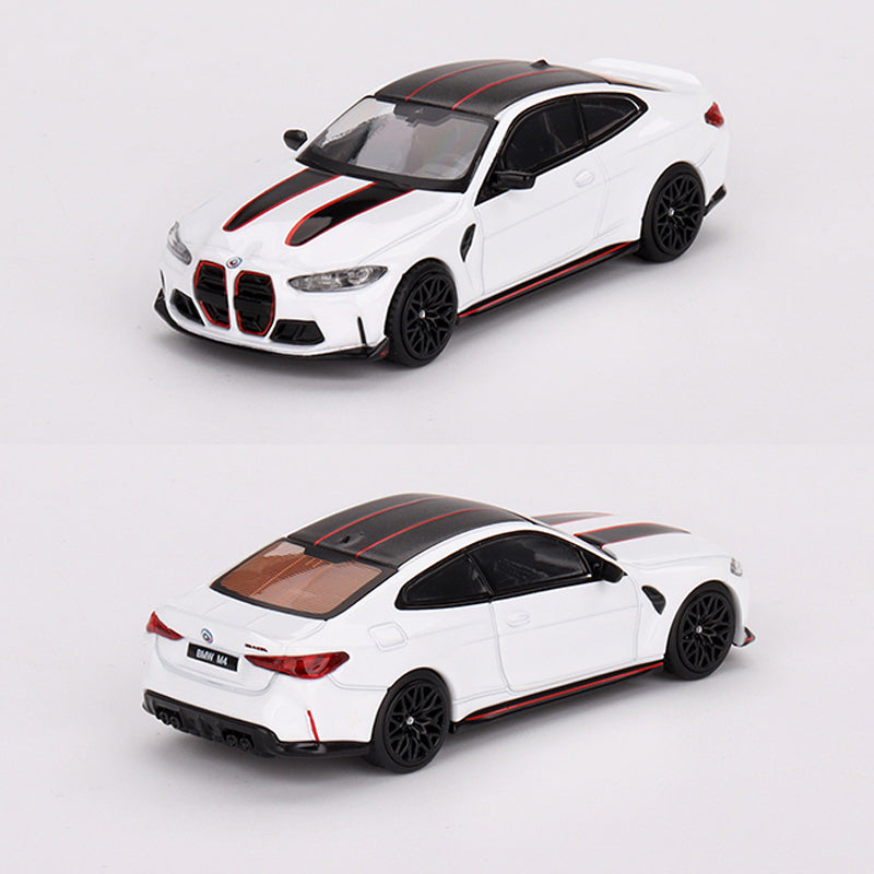 Mini GT BMW M4 CSL Alpine White (683) (1:64 Scale)