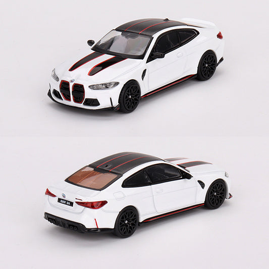 Mini GT BMW M4 CSL Alpine White (683) (1:64 Scale)