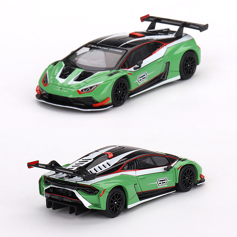 Mini GT Lamborghini Huracan GT3 Evo2 Green (687) (1:64 Scale)