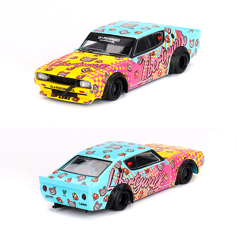 In Stock) Mini GT #698 1/64 Nissan Skyline Kenmeri Liberty Walk - Foto 11