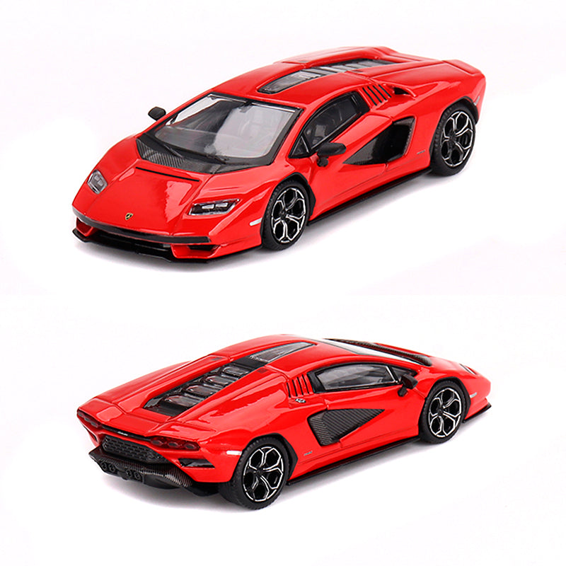 Mini GT Lamborghini Countach LPI 800-4 Rosso Red (720) (1:64)