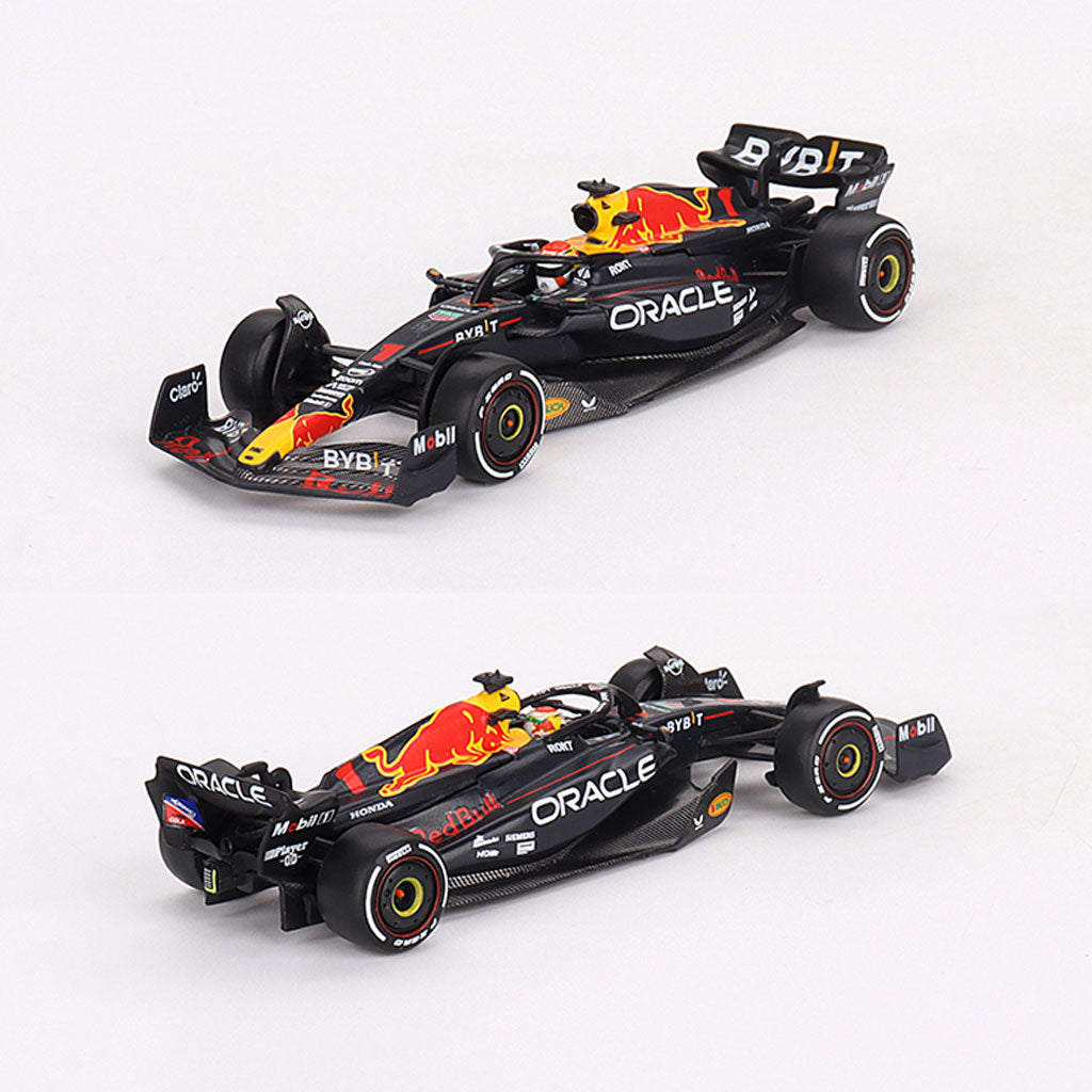 Mini GT Red Bull Racing F1 RB19 2023 Bahrain GP #1 Verstappen (724)