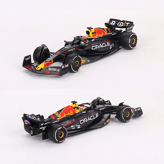 Mini GT Red Bull Racing F1 RB19 2023 Bahrain GP #1 Verstappen (724)