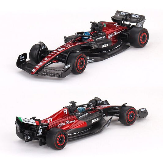 Mini GT Alpha Romeo C43 Kick F1 2023 #77 Valtteri Bottas (729) (1:64)