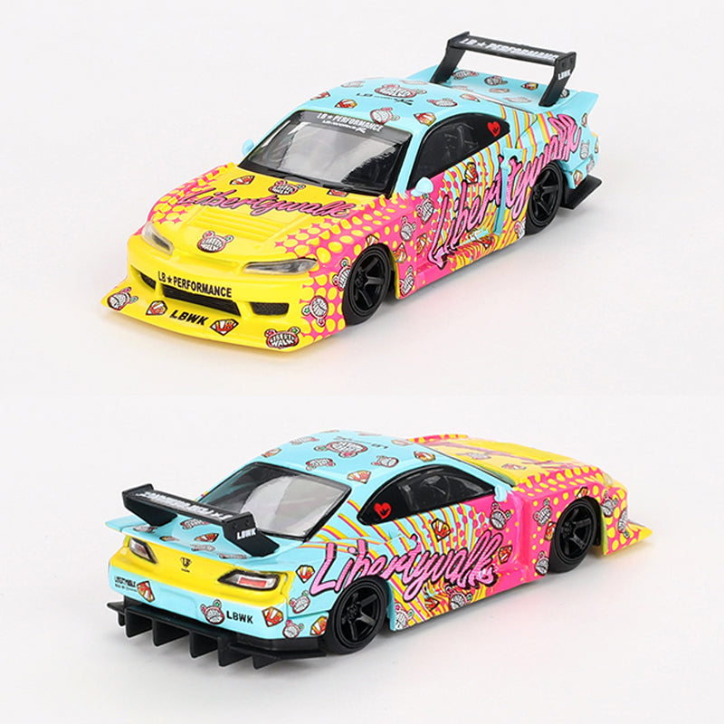 Mini GT Nissan Silvia S15 LB-Super Silhouette LBWK KUMA (743) (1:64)