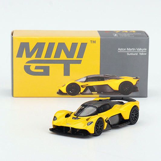 Mini GT Aston Martin Valkyrie Sunburst Yellow (744) (1:64)