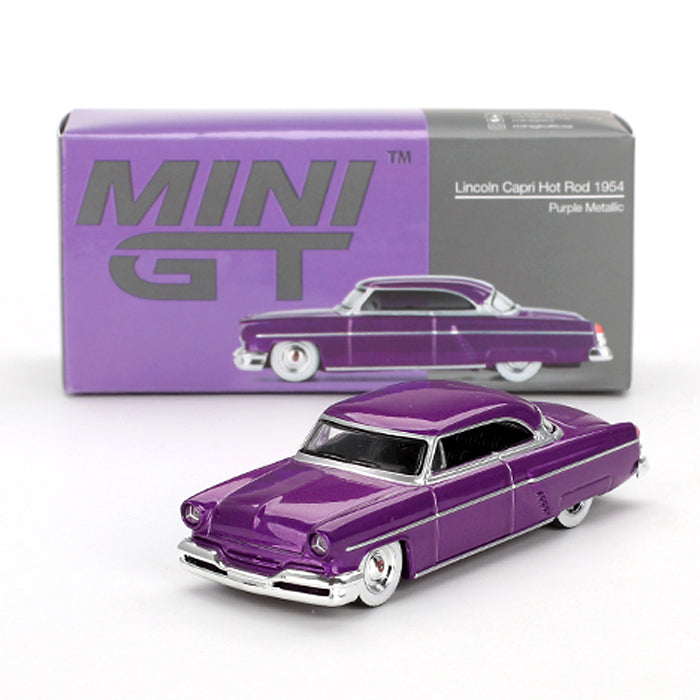 Mini GT Lincoln Capri Hot Rod 1954 Purple Metallic (757) (1:64)