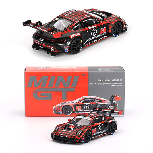 Mini GT Porsche 911 GT3 R #9 Pfaff Motorsports 2023 IMSA Sebring (770)