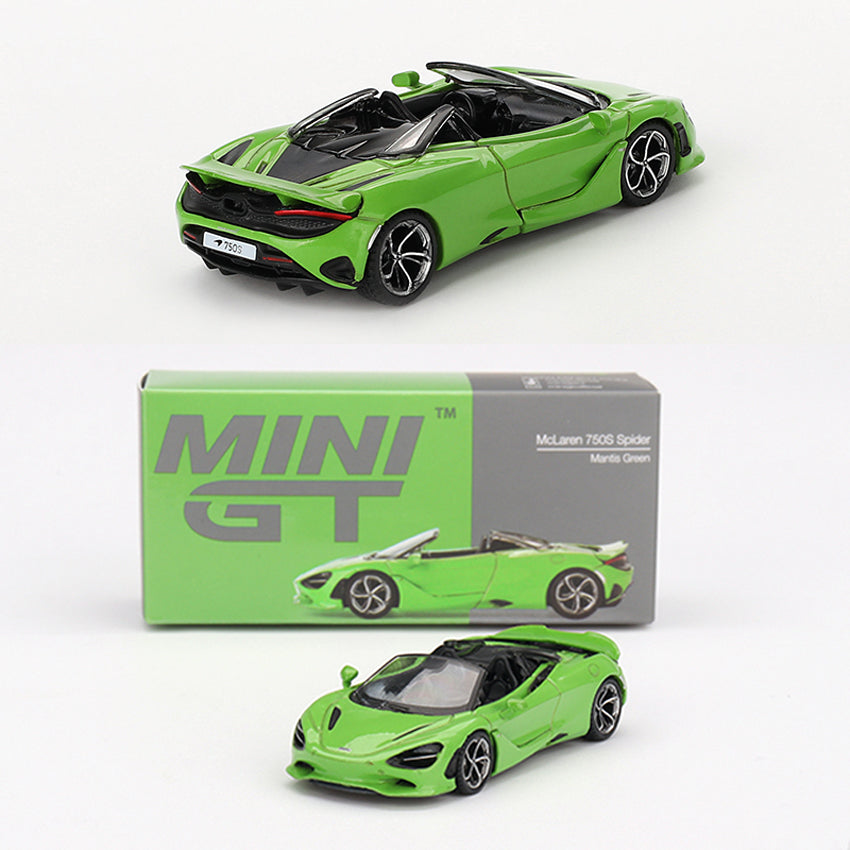 Mini GT McLaren 750S Spider Mantis Green (783) (1:64 Scale)