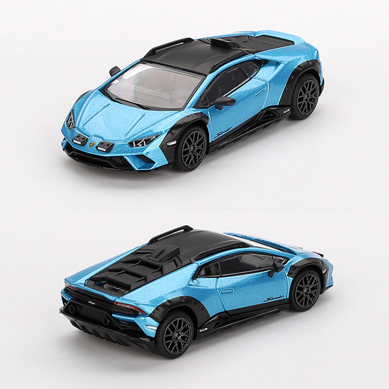 Mini GT Lamborghini Huracan Sterrato Blu Aegir (Blue) (807) 1:64 Scale