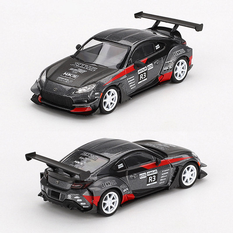 Mini GT Toyota GR86 Larry Chen's HKS Turbocharged GR86 (820) (1:64)