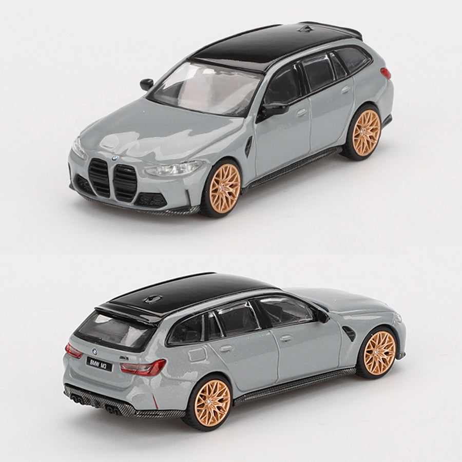 Mini GT BMW M3 Competition Touring Brooklyn Grey (864) (1:64 Scale)