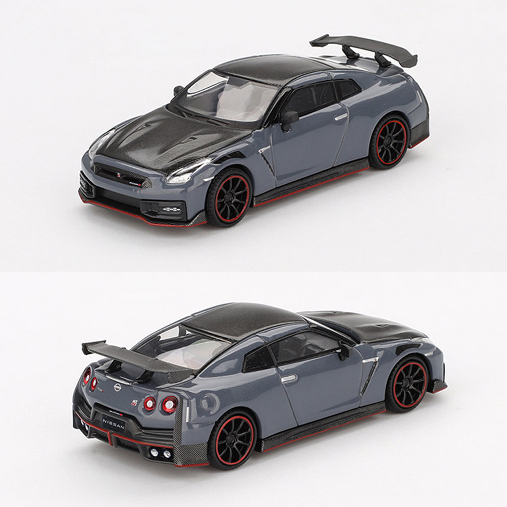 Mini GT Nissan GT-R Nismo 2024 Nismo Stealth Grey (875) (1:64 Scale)