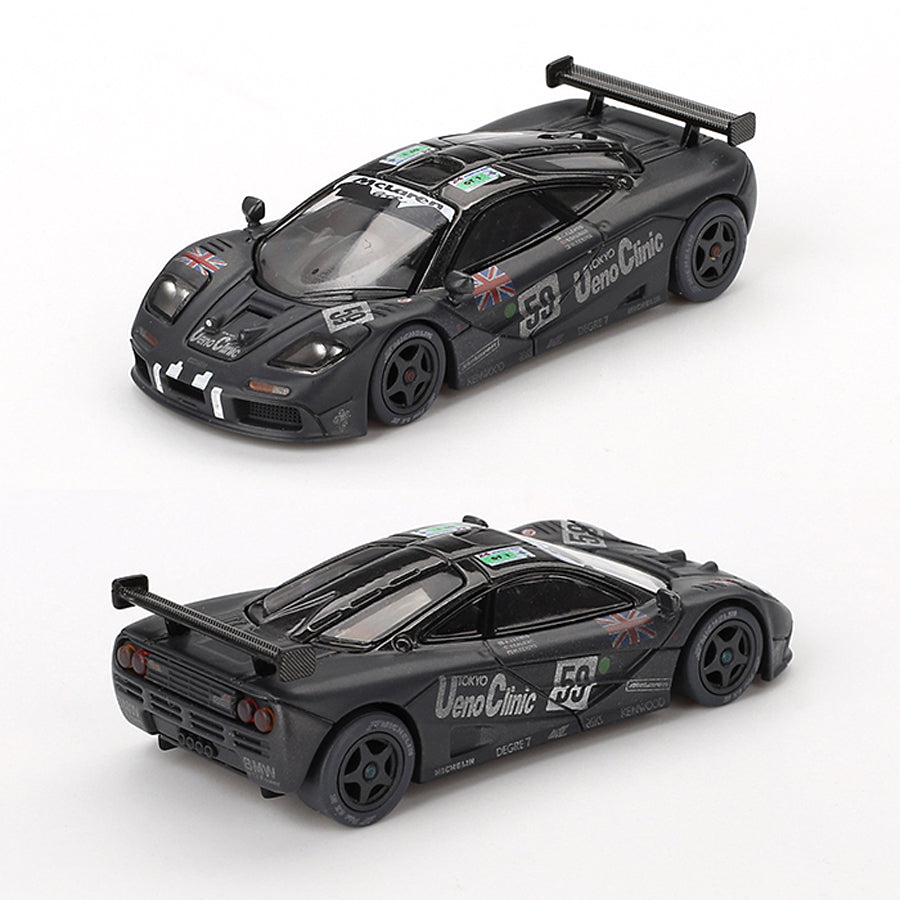 Mini GT McLaren F1 GTR #59 1995 Le Mans Race Weathered (870) (1:64)