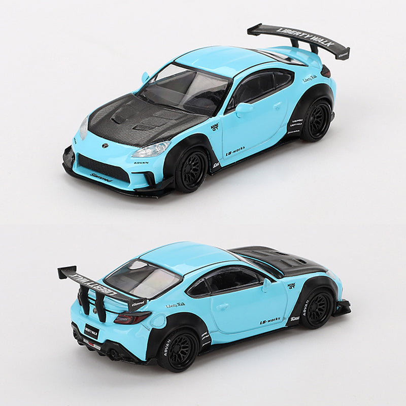Mini GT Toyota GR86 LB Nation Baby Blue (873) (1:64 Scale)