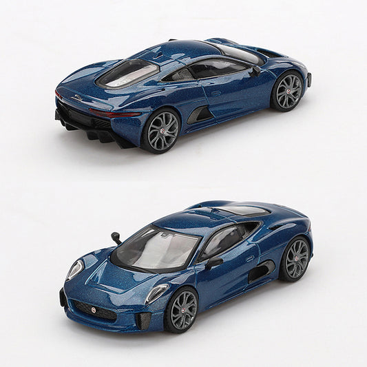 Mini GT Jaguar C-X75 Blue (884) (1:64 Scale)
