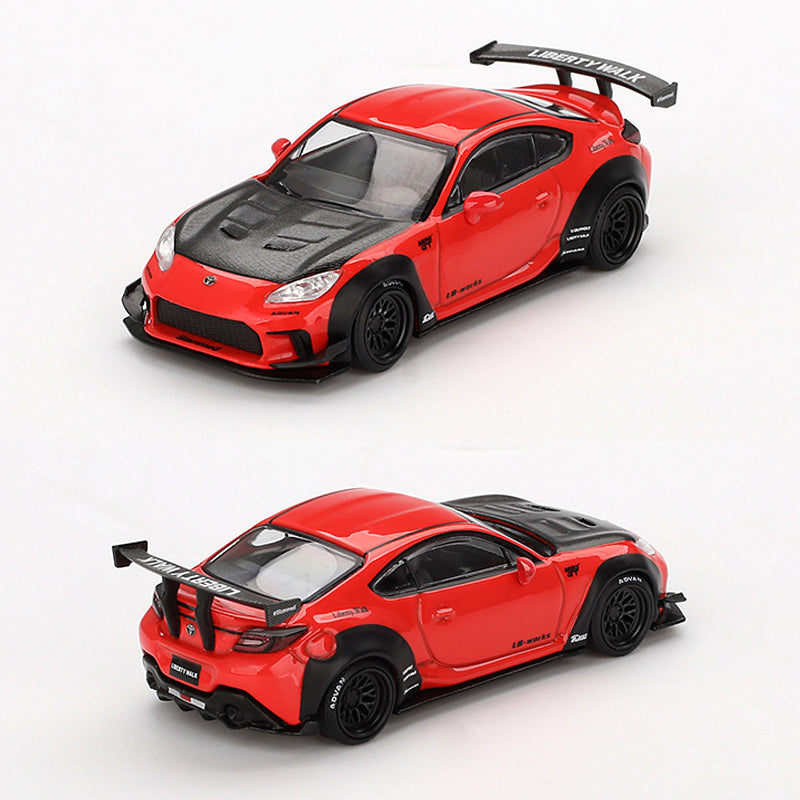 Mini GT Toyota GR86 LB Nation Red (885) (1:64 Scale)