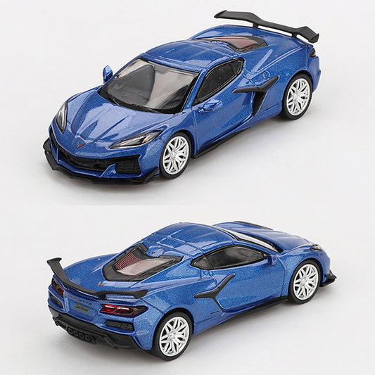 Mini GT Chevrolet Corvette Z06 2023 Elkhart Lake Blue (892) (1:64)