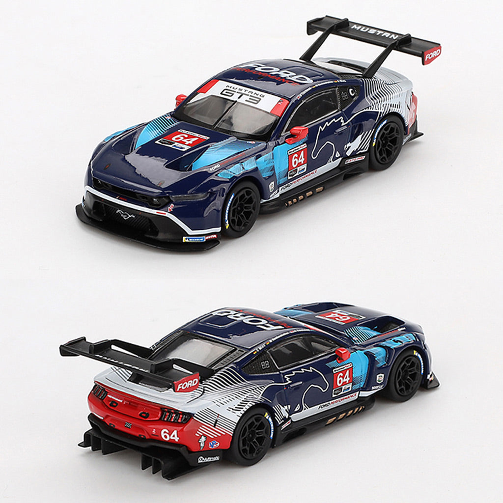 Mini GT Ford Mustang GT3 #64 IMSA Daytona 24 Hours 2024 (898) (1:64)