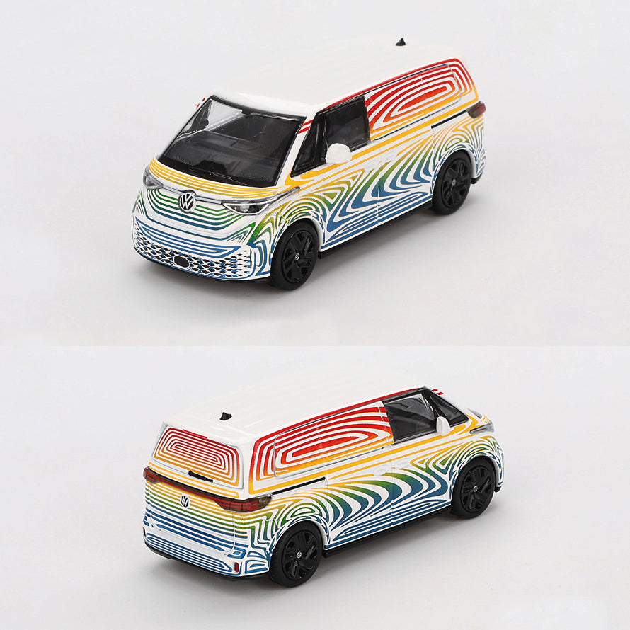Mini GT Volkswagen ID Buzz Prototype Rainbow (899) (1:64 Scale)