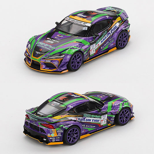 Mini GT Toyota GR Supra KUHL 2021 D1GP Evangelion Racing (951) (1:64)