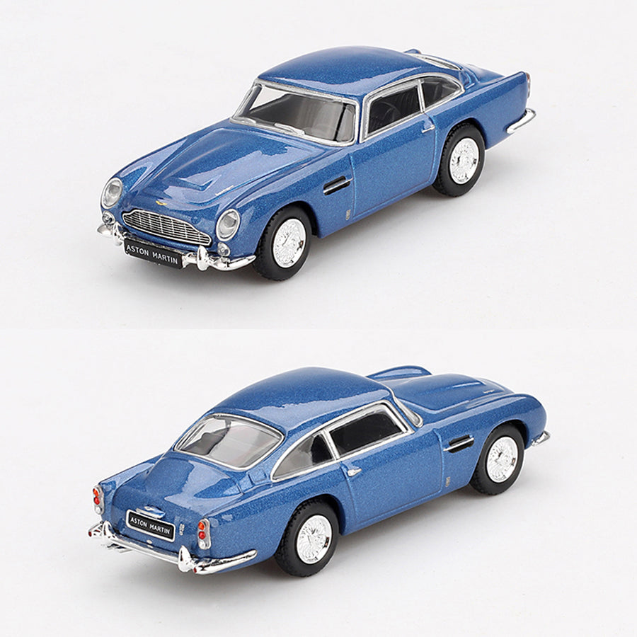 Mini GT Aston Martin DB5 Sierra Blue RHD (954) (1:64 Scale)