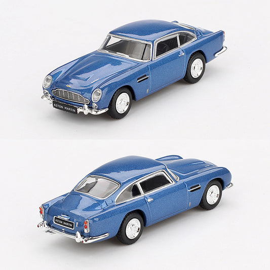 Mini GT Aston Martin DB5 Sierra Blue RHD (954) (1:64 Scale)
