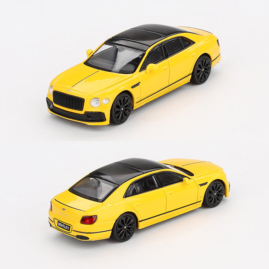 Mini GT Bentley Flying Spur Monaco Yellow (955) (1:64 Scale)