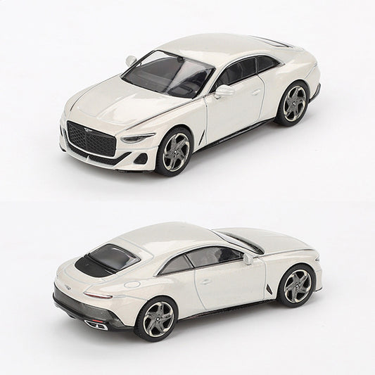 Mini GT Bentley Batur Bonneville Pearl White (969) (1:64 Scale)