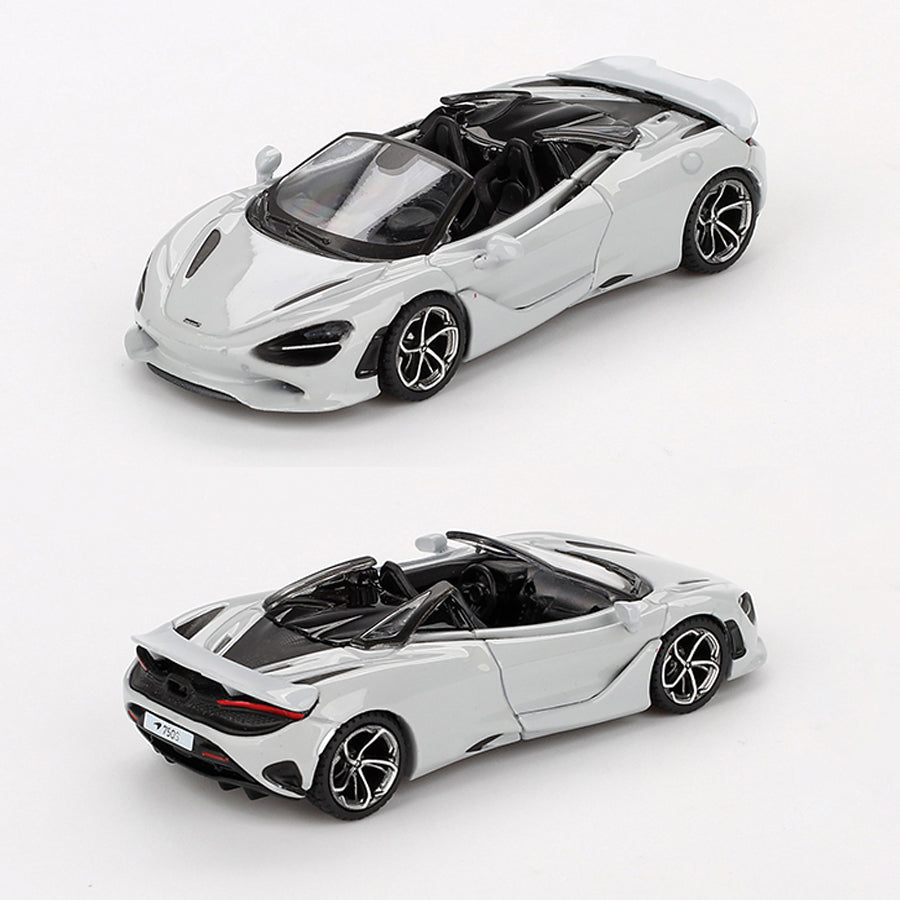 Mini GT McLaren 750S Spider Cirrus Grey (973) (1:64 Scale)