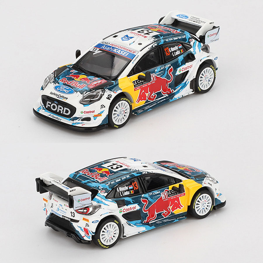 Mini GT Ford Puma Rally1 #13 M-Sport 2024 Rally Monte Carlo (974) 1:64