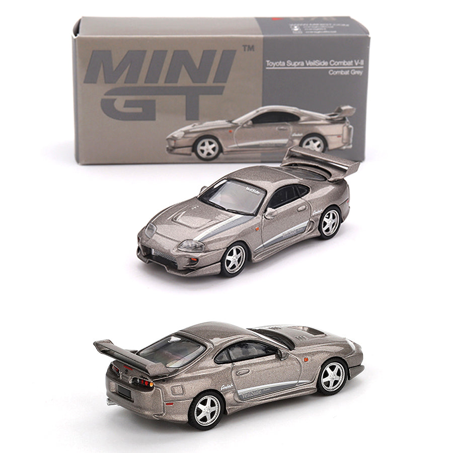 Mini GT Toyota Supra VeilSide Combat V-II Combat Grey (978) (1:64
