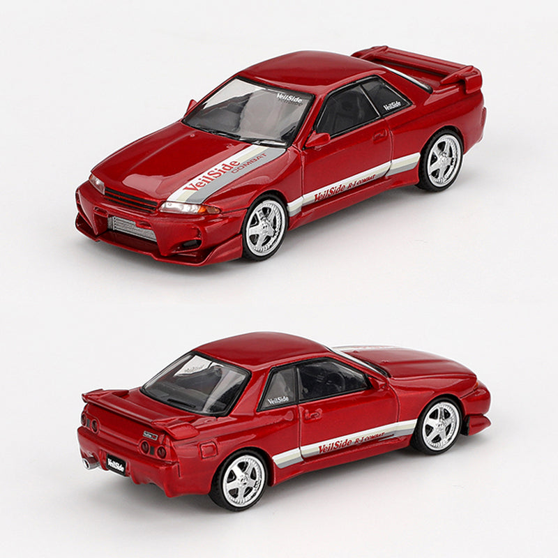 Mini GT Nissan Skyline GT-R R32 VeilSide Combat Gem Red (987) (1:64)