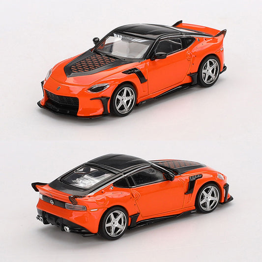 Mini GT Nissan Z Veilside FFZ400 Orange (989) (1:64 Scale)