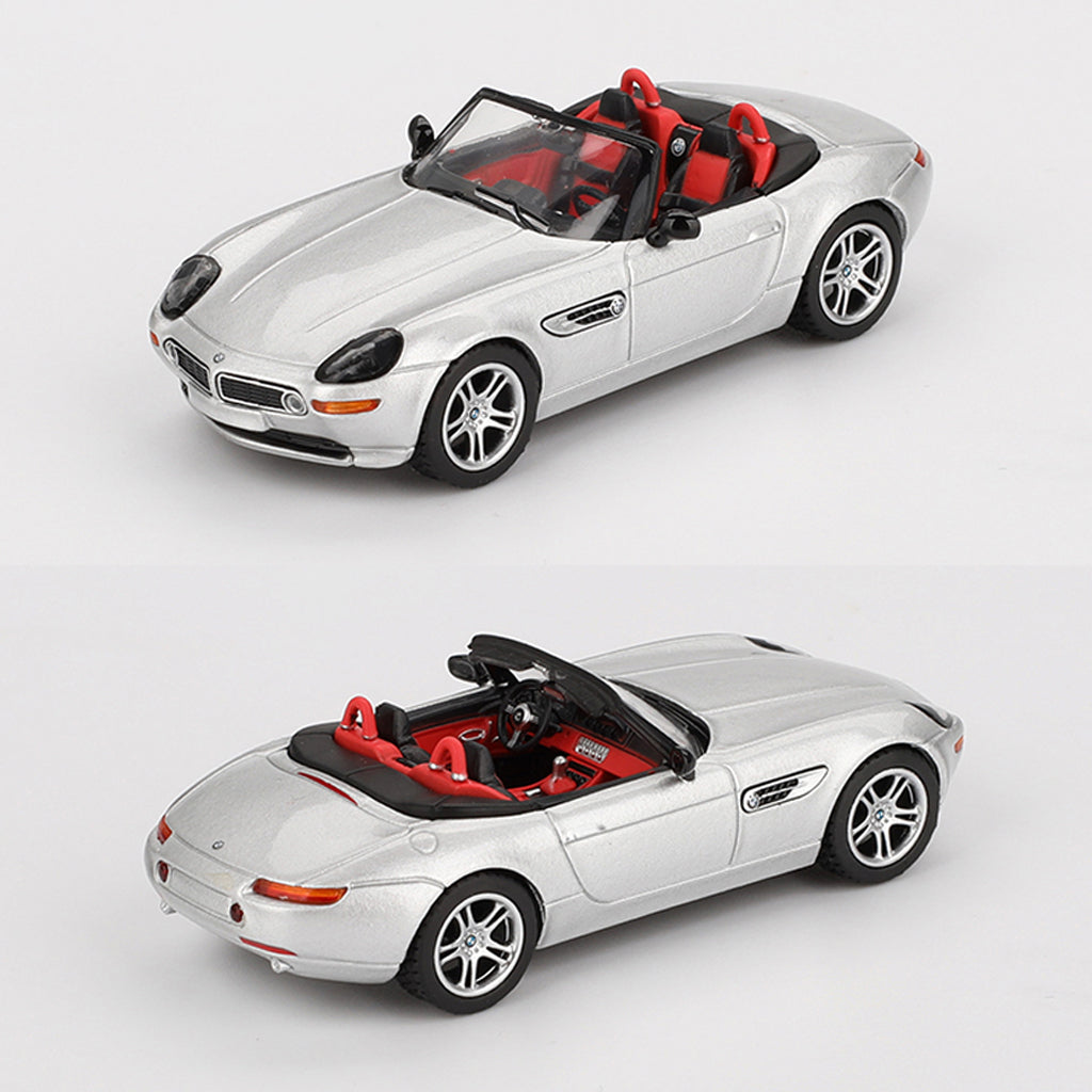 Mini GT BMW Z8 Silver LHD (998) (1:64 Scale)