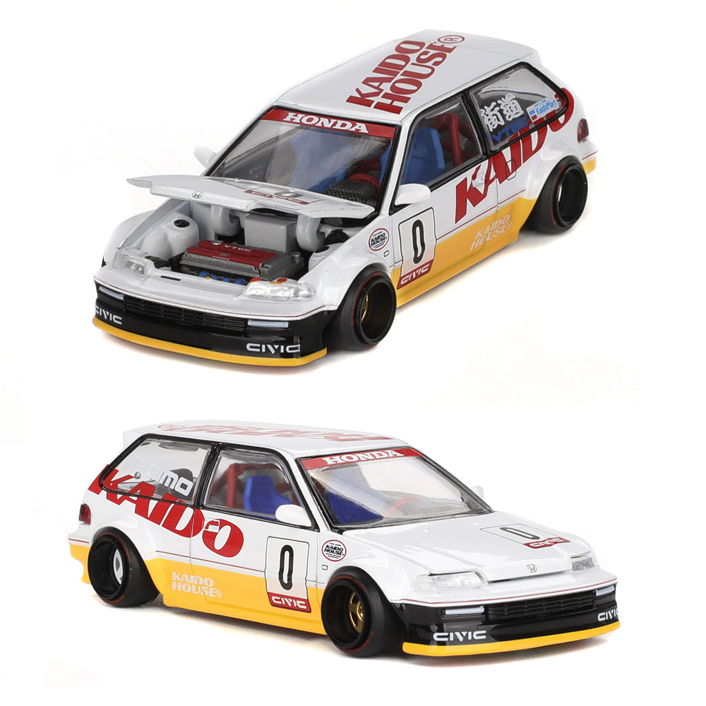 Mini GT Honda Civic EF Kanjo V1 Kaido House (139) (1:64 Scale)