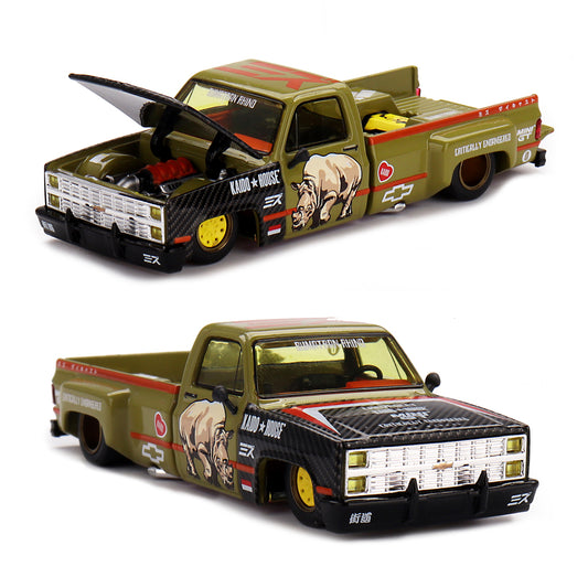 Mini GT Chevrolet Silverado Sumatran Rhino KAIDO x MIZU (153) (1:64)