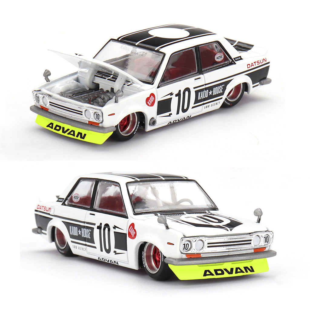 Mini GT Kaido House Datsun 510 Street Team XMM V1 (176) (1:64 Scale)