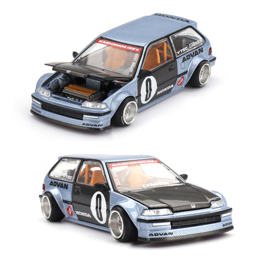 Mini GT Honda Civic EF Kaido Roulette V1 (179) (1:64 Scale)