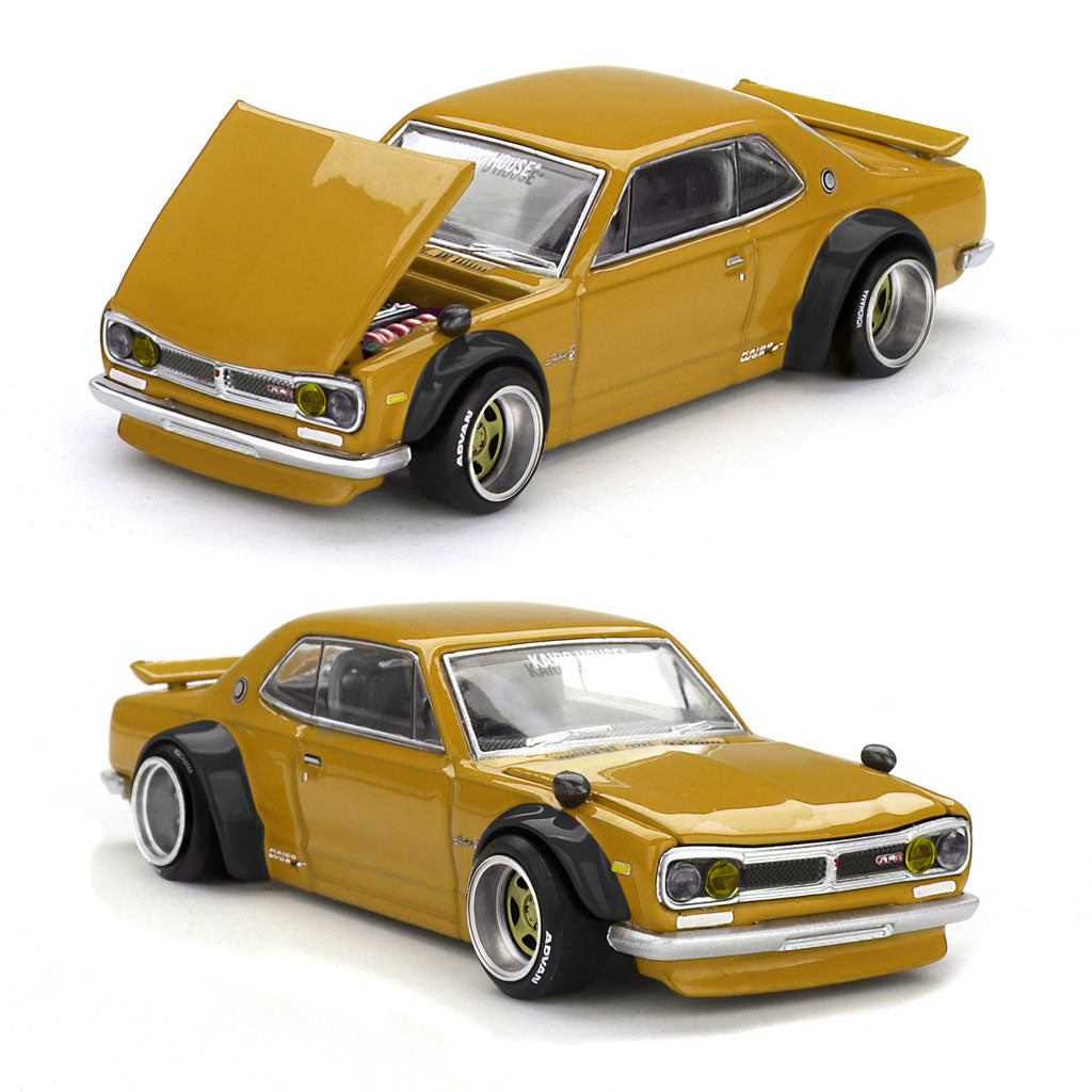 Mini GT Nissan Skyline 2000GT-R Kaido Street V2 Orange (228) (1:64)